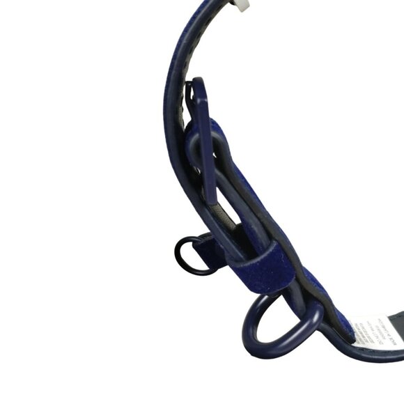 Southern Living Blue Velvet Dog Collar XS to S Vegan Leather 10 to 14 inch New - Picture 4 of 12